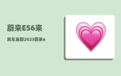 蔚来ES6来宾车友群_2023蔚来es6选配建议