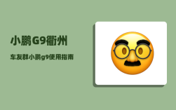 小鹏G9衢州车友群_小鹏g9使用指南