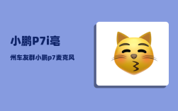 小鹏P7i亳州车友群_小鹏p7麦克风怎么连接不上