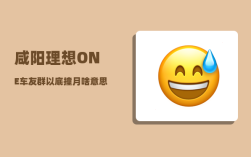 咸阳理想ONE车友群_以底撞月啥意思