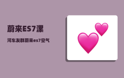 蔚来ES7漯河车友群_蔚来es7空气悬挂什么牌子
