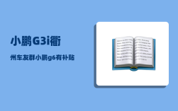 小鹏G3i衢州车友群_小鹏g6有补贴吗
