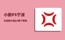 小鹏P5宁波车友群_小鹏p5哪个颜色最好看