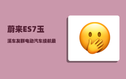 蔚来ES7玉溪车友群_电动汽车续航最长的排名