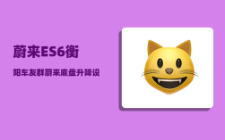 蔚来ES6衡阳车友群_蔚来底盘升降设置