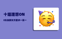 十堰理想ONE车友群_女方要求一高一动一甩指的是什么