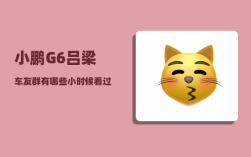 小鹏G6吕梁车友群_有哪些小时候看过
