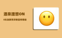 酒泉理想ONE车友群_菏泽曹县有哪些名人
