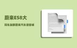蔚来ES8大同车友群_蔚来汽车语音喊什么