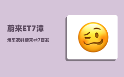 蔚来ET7漳州车友群_蔚来et7首发版和et7普通版的区别