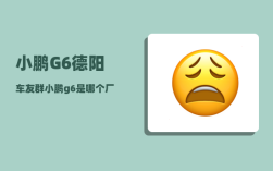 小鹏G6德阳车友群_小鹏g6是哪个厂家代工的