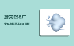 蔚来ES8广安车友群_蔚来es8首任车主权益