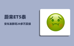 蔚来ET5泰安车友群_花20多万买绿牌车的人