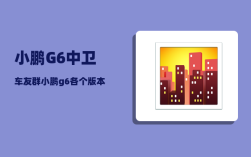 小鹏G6中卫车友群_小鹏g6各个版本配置