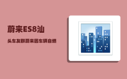 蔚来ES8汕头车友群_蔚来因车辆自燃召回4803辆ES8