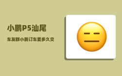 小鹏P5汕尾车友群_小鹏订车要多久交付