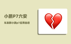 小鹏P7六安车友群_小鹏p7应用自启哪里设置