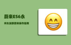 蔚来ES6永州车友群_蔚来操作指南