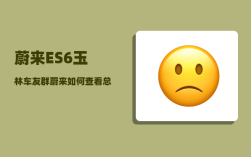 蔚来ES6玉林车友群_蔚来如何查看总公里数