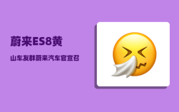 蔚来ES8黄山车友群_蔚来汽车官宣召回电池有重大安全隐患ES8