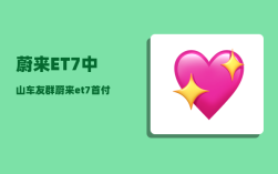 蔚来ET7中山车友群_蔚来et7首付方案