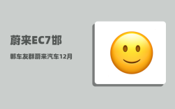蔚来EC7邯郸车友群_蔚来汽车12月销量