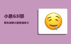 小鹏G3i邯郸车友群_小鹏极速多少