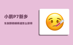 小鹏P7新乡车友群_巅峰极速怎么获得小鹏p7