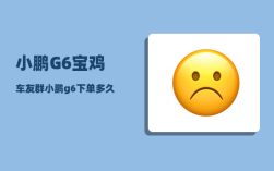小鹏G6宝鸡车友群_小鹏g6下单多久可以提车