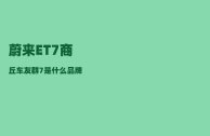 蔚来ET7商丘车友群_7是什么品牌
