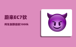 蔚来EC7钦州车友群_续航1000km