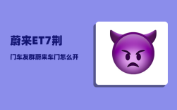 蔚来ET7荆门车友群_蔚来车门怎么开