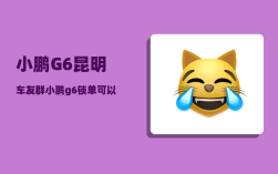 小鹏G6昆明车友群_小鹏g6锁单可以退吗