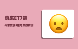 蔚来ET7赣州车友群_5座电车都有哪些