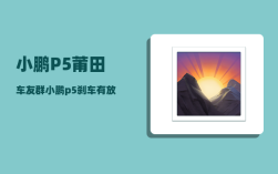 小鹏P5莆田车友群_小鹏p5刹车有放气的声音