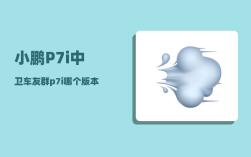 小鹏P7i中卫车友群_p7i哪个版本最值得买