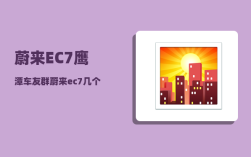蔚来EC7鹰潭车友群_蔚来ec7几个颜色