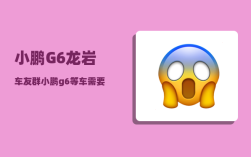 小鹏G6龙岩车友群_小鹏g6等车需要多久