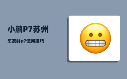 小鹏P7苏州车友群_p7使用技巧