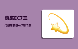 蔚来EC7三门峡车友群_ec7哪个颜色好看