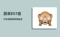 蔚来ES7嘉兴车友群_蔚来的缺点