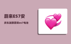 蔚来ES7安庆车友群_蔚来es7电池是哪家提供的