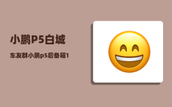 小鹏P5白城车友群_小鹏p5后备箱12v电源有什么用