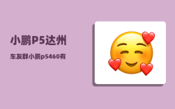 小鹏P5达州车友群_小鹏p5460有哪些配置