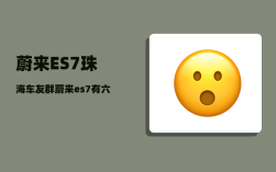 蔚来ES7珠海车友群_蔚来es7有六座吗
