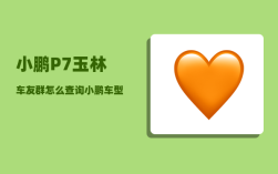 小鹏P7玉林车友群_怎么查询小鹏车型号