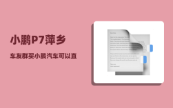 小鹏P7萍乡车友群_买小鹏汽车可以直接上滴滴专车