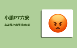 小鹏P7六安车友群_小米手机nfc如何绑定小鹏p7