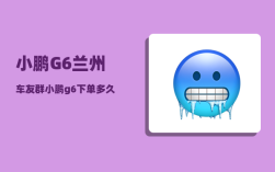 小鹏G6兰州车友群_小鹏g6下单多久可以提车