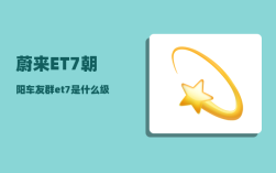 蔚来ET7朝阳车友群_et7是什么级别的车